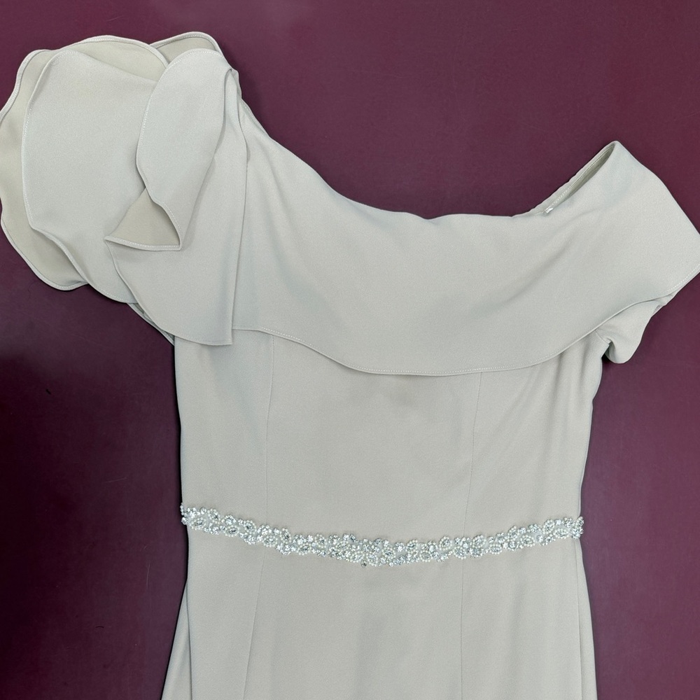 Mother of the Bride Formal Gown Size 12 Champagne - Picture 8 of 13